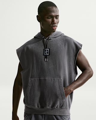 NikeCourt Slam Men's Tennis Sleeveless Pullover Hoodie. Nike CH